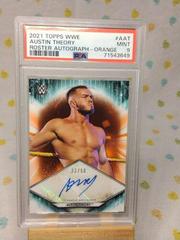 Austin Theory [Orange] Wrestling Cards 2021 Topps WWE Autographs Prices