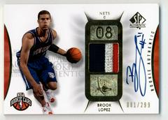 Brook Lopez [Autograph] #124 Basketball Cards 2008 SP Authentic Prices