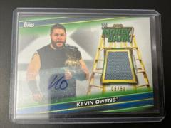 Kevin Owens [Blue] Wrestling Cards 2019 Topps WWE Money in the Bank Mat Relics Prices