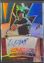 Oneil Cruz [Tri Color] Baseball Cards 2022 Panini Select Sparks Signatures Prices