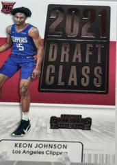 Keon Johnson Basketball Cards 2021 Panini Contenders Draft Class Prices