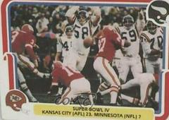 Super Bowl IV #60 Football Cards 1980 Fleer Team Action Prices