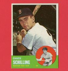 Chuck Schilling #52 Baseball Cards 1963 Topps Prices