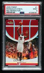 Shaquille O'Neal [Red Refractor] #1 Basketball Cards 2005 Finest Prices