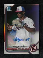 Elijah Green [Autograph Variation] #BD-23 Baseball Cards 2022 Bowman Draft Prices