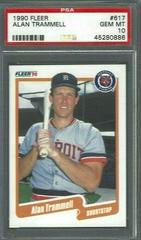 Alan Trammell #617 Baseball Cards 1990 Fleer Prices