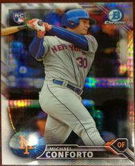 Michael Conforto Baseball Cards 2016 Bowman Chrome National Refractors Prices