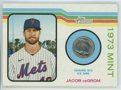 Jacob deGrom [Dime] #73M-Jd Baseball Cards 2022 Topps Heritage 1973 Mint Prices