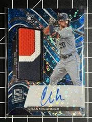 Chas McCormick [Jersey Autograph Neon Blue] Baseball Cards 2022 Panini Chronicles Spectra Prices