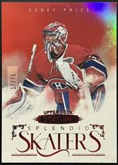 Carey Price [Red] #SS-1 Hockey Cards 2022 Upper Deck Stature Splendid Skaters Prices