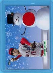 Shohei Ohtani #WRC-SO Baseball Cards 2021 Topps Holiday Mega Box Relics Prices