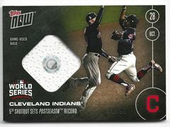 Cleveland Indians [Game Used Base] #639-B Baseball Cards 2016 Topps Now Prices