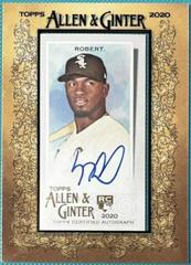 Luis Robert #MA-LR Baseball Cards 2020 Topps Allen & Ginter Mini Autographs Prices