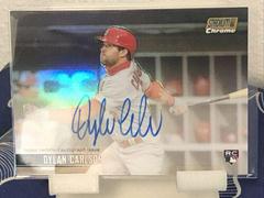 Dylan Carlson [Gold Refractor] #SCCBA-DC Baseball Cards 2021 Stadium Club Chrome Autographs Prices