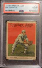 Ira Thomas #34 Baseball Cards 1914 Cracker Jack Prices