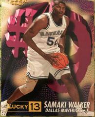 Samaki Walker Basketball Cards 1996 Fleer Lucky 13 Prices
