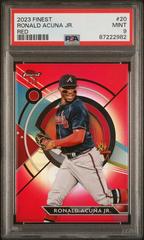Ronald Acuna Jr. [Red] #20 Baseball Cards 2023 Topps Finest Prices