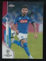 Lorenzo Insigne [Red Refractor] Soccer Cards 2019 Topps Chrome UEFA Champions League Prices