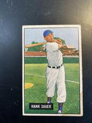 Hank Sauer #22 Baseball Cards 1951 Bowman Prices
