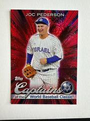 Joc Pederson [Red Hot] #CC-10 Baseball Cards 2023 Topps World Captains of the Classic Prices