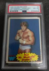 Paul 'Mr. Wonderful' Orndorff Wrestling Cards 1986 Scanlens WWF Prices
