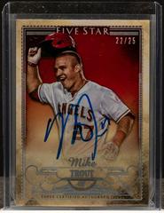 Mike Trout [Rainbow] #FSA-MTR Baseball Cards 2016 Topps Five Star Autographs Prices