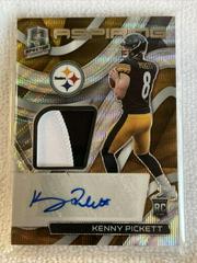 Kenny Pickett [Wave] #APA-KPI Football Cards 2022 Panini Spectra Aspiring Patch Autographs Prices