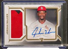 Jordan Walker Baseball Cards 2023 Topps Definitive Rookie Patch Autographs Collection Prices