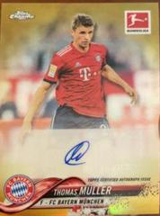 Thomas Muller [Autograph Gold Refractor] Soccer Cards 2018 Topps Chrome Bundesliga Prices