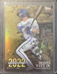 Bobby Witt Jr. [Gold] #22GH-19 Baseball Cards 2023 Topps 2022 Greatest Hits Prices