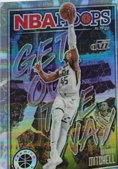 Donovan Mitchell [Holo] #6 Basketball Cards 2019 Panini Hoops Premium Stock Get Out The Way Prices
