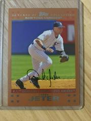 Derek Jeter [Copper] #301 Baseball Cards 2007 Topps Prices