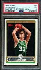 Larry Bird [Posed FT Shot Green Jersey] Basketball Cards 2006 Topps Prices