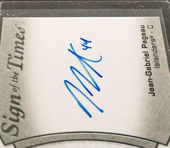 Jean Gabriel Pageau Hockey Cards 2021 SP Authentic Signatures Prices