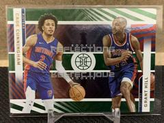 Cade Cunningham, Grant Hill [Emerald] Basketball Cards 2021 Panini Illusions Rookie Reflections Prices