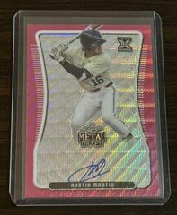 Austin Martin [Pink Wave] Baseball Cards 2020 Leaf Metal Draft Autographs Prices