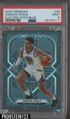 Jordan Poole [Blue] #36 Basketball Cards 2020 Panini Obsidian Prices