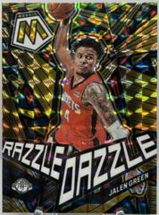 Jalen Green #6 Basketball Cards 2022 Panini Mosaic Razzle Dazzle Prices
