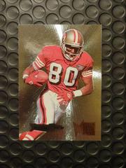 Jerry Rice Football Cards 1995 Fleer Metal Silver Flasher Prices