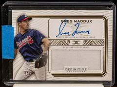 Greg Maddux #DCA-GMA Baseball Cards 2023 Topps Definitive Autograph Collection Prices