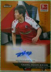 Chang Hoon Kwon [Orange Refractor] Soccer Cards 2020 Topps Finest Bundesliga Autographs Prices