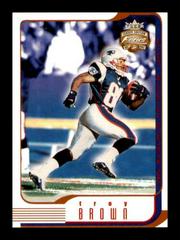 Troy Brown [Jersey Numbers] Football Cards 2002 Fleer Focus Jersey Edition Prices