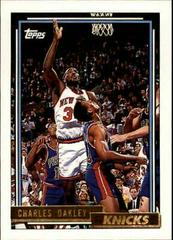 Charles Oakley Basketball Cards 1992 Topps Gold Prices