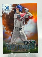 Robert Hassell III [Orange] Baseball Cards 2023 Bowman Sights on September Prices