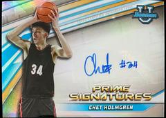Chet Holmgren #PCS-CH Basketball Cards 2021 Bowman University Prime Chrome Signatures Prices
