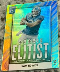 Sam Howell [Gold] Football Cards 2022 Panini Donruss Elite Rookie Elitist Prices