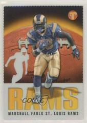 Marshall Faulk [Gold Refractor] #22 Football Cards 2003 Topps Pristine Prices