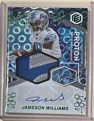 Jameson Williams [Neon] #PPA-JW Football Cards 2022 Panini Elements Proton Patch Autographs Prices