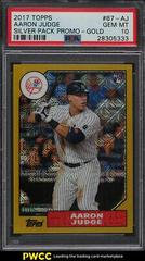 Aaron Judge [Gold] Baseball Cards 2017 Topps Silver Pack Promo Prices