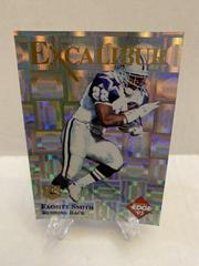 Emmitt Smith [Gold Shield Silver Prism] #1 Football Cards 1995 Collector's Edge Excalibur 22K Prices